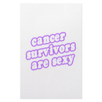 Cancer Survivors Are Sexy (Lavender) stationery
