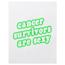 Cancer Survivors Are Sexy (Lime) flyers