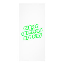 Cancer Survivors Are Sexy (Lime) rack cards