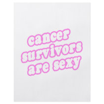Cancer Survivors Are Sexy (Pink) flyers