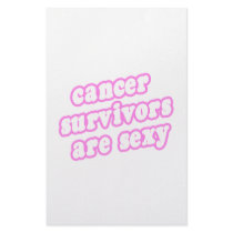 Cancer Survivors Are Sexy (Pink) stationery
