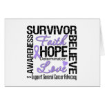 Cancer Survivors Motto Greeting Card