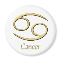 Cancer symbol magnets by zodiacgifts Cancer symbol magnets