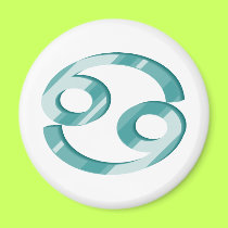 Cancer symbol magnets