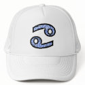 Cancer Symbol (style1_blue) hat by AstrologicalDesigns Cancer Symbol (style1_blue) hat