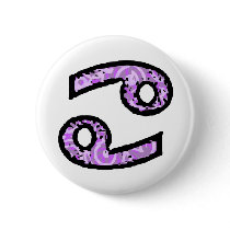 Cancer Symbol (style 1_purple) button