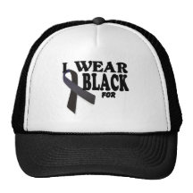 Cancer T Shirt I wear Black for Template Trucker Hats