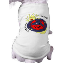 Cancer the Crab Dog T-shirt pet clothing by RedRider08 Cancer the Crab Dog T-shirt pet clothing