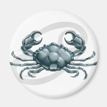 Cancer the crab star or or birth sign or zodiac refrigerator magnets