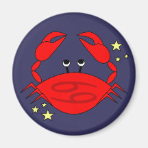 Cancer the Crab Zodiac Sign Magnet