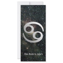 Cancer The Crab Zodiac Star Sign Universe Bookmark Custom Rack Cards