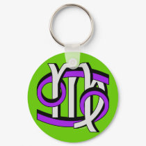 Cancer & Virgo PGy keychains by AtlasShrugging Cancer & Virgo PGy keychains