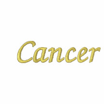 Cancer Zodiac Embroidered Pull Over Hoodie
