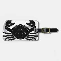 Cancer zodiac horoscope astrology sign luggage tags