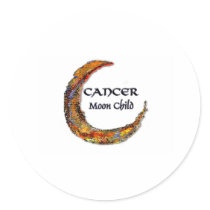 Cancer Zodiac - Moon stickers