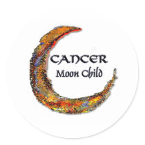 Cancer Zodiac - Moon stickers
