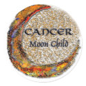 Cancer Zodiac - Moon stickers by junglewalkcom Cancer Zodiac - Moon stickers
