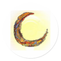 Cancer Zodiac - Moon stickers