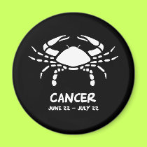 Cancer zodiac sign magnets