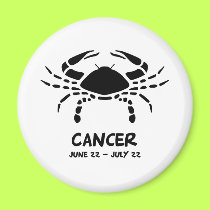 Cancer zodiac sign magnets
