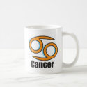 Cancer Zodiac Sign mugs