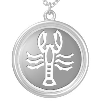 Cancer Zodiac Star Sign Premium Silver necklace