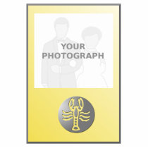 Cancer Zodiac Star Sign Premium Silver Cut Outs