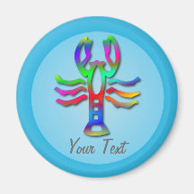 Cancer Zodiac Star Sign Rainbow Color Refrigerator Magnets