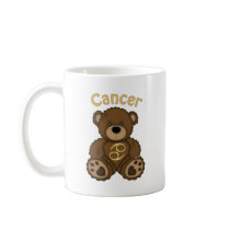 Cancer Zodiac Teddy Bear mugs