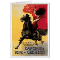 Canciani & Cremese Vintage Wine Ad Art Card