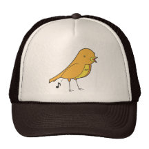 Canciones del pájaro gorras de camionero