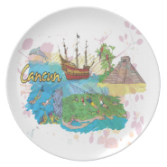 Cancun Dinner Plate