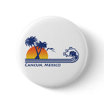 Cancun Mexico Pinback Buttons