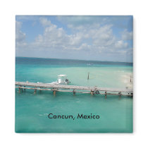 Cancun, Mexico Isla Mujeres magnets by fliipper Cancun, Mexico Isla Mujeres magnets