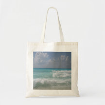 Cancun Waves Tote Bag