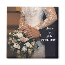 Candid Bouquet Save the Date magnets