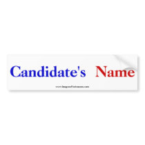 "Candidate" bumper sticker