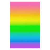 Candied Rainbow Pattern Scrapbook Sheets Stationery