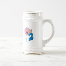 Candle and Balloon 2nd Birthday Coffee Mugs