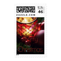 Candle and Baubles • Christmas Stamp by SabineStGreetings Candle and Baubles • Christmas Stamp