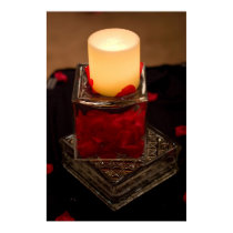 Candle and rose petals posters by Floragardening Candle and rose petals posters