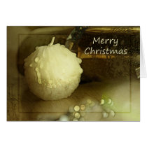 Candle Christmas Card