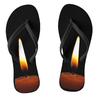 Candle Flame Flip Flops