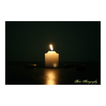 Candle glow posters
