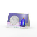 Candle Night Blue (photo frame) cards by xfinity7 Candle Night Blue (photo frame) cards