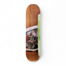 Candle On A Shelf With Some Pinecones And Stuff In skateboards by lifesphere Candle On A Shelf With Some Pinecones And Stuff In skateboards