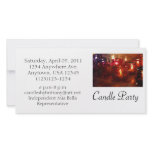 Candle Party Photo Invite Picture Card