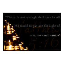Candle Poster posters by crosseyed Candle Poster posters