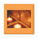 Candle Reflection magnets by Priscilla48 Candle Reflection magnets