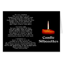 Candle Silhouettes cards by RighteousTees Candle Silhouettes cards